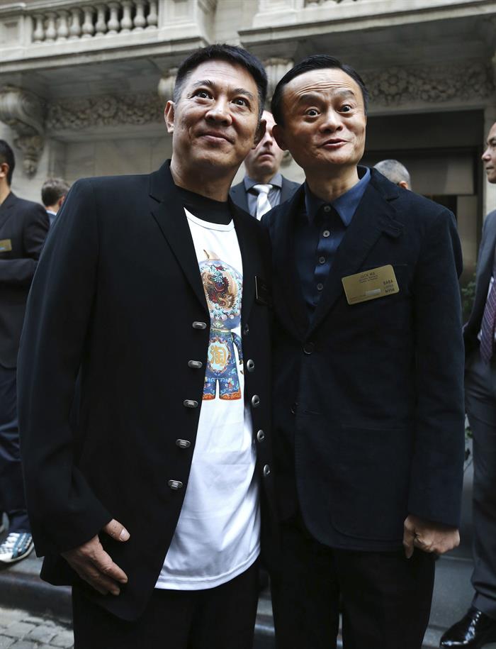 L'actor Jet Li i el magnat Jack Ma s'uneixen per portar el tai-txi als JJOO